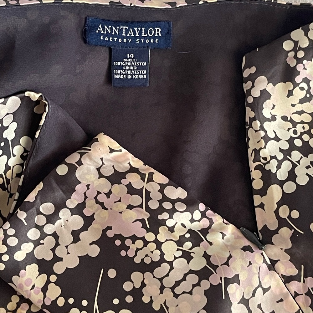Ann Taylor🌷Floral Skirt, Size 14